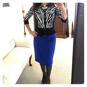 The Limited pencil skirt cobalt blue